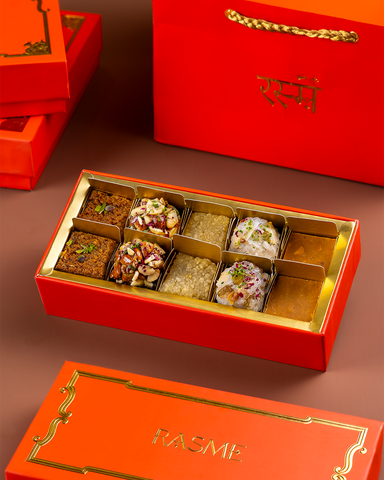 Assorted Mithai Box 10 Pcs